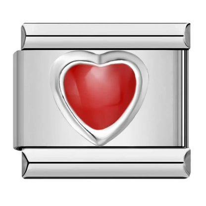 Heart Italian Charm Link 178