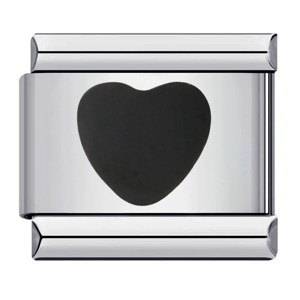 Black Italian Charm Links 318