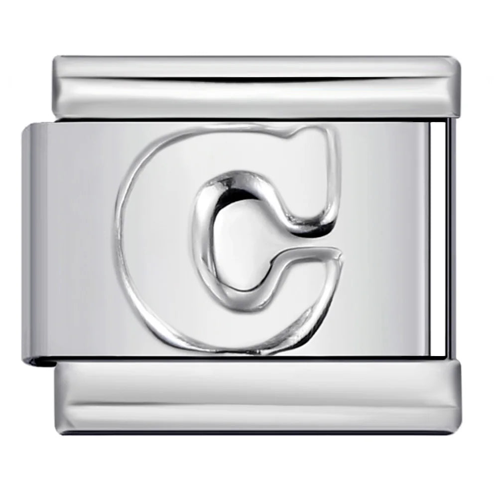 Silver Color 26 English Letter 533
