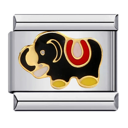 Animal Italian Charm Links 074