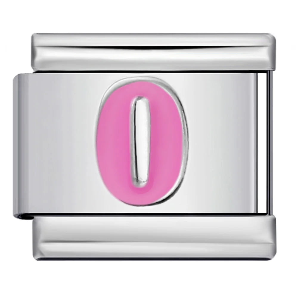 Pink 0-9 Number Italian Charm 283
