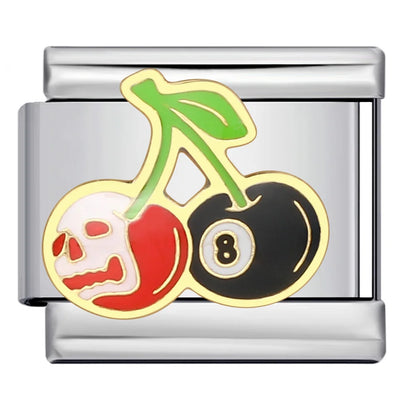 Cherry Italian Charm Link 324