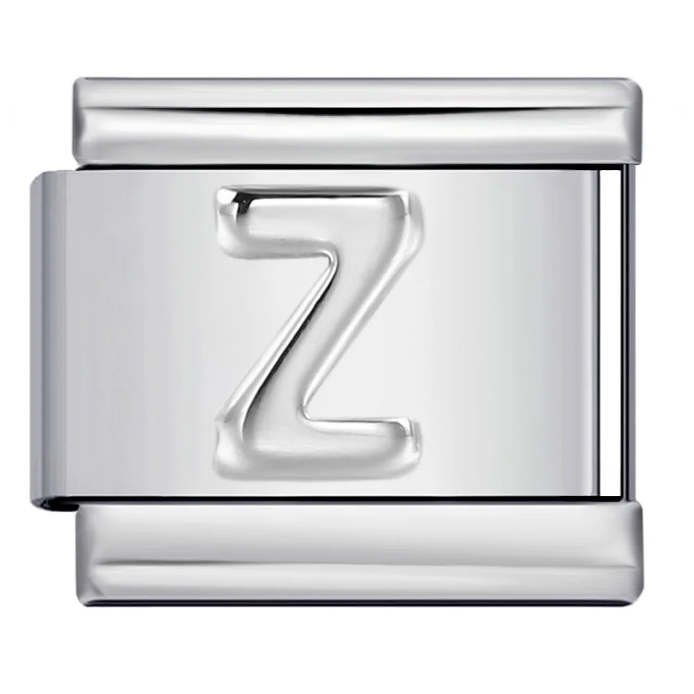 Silver Color 26 English Letters 134