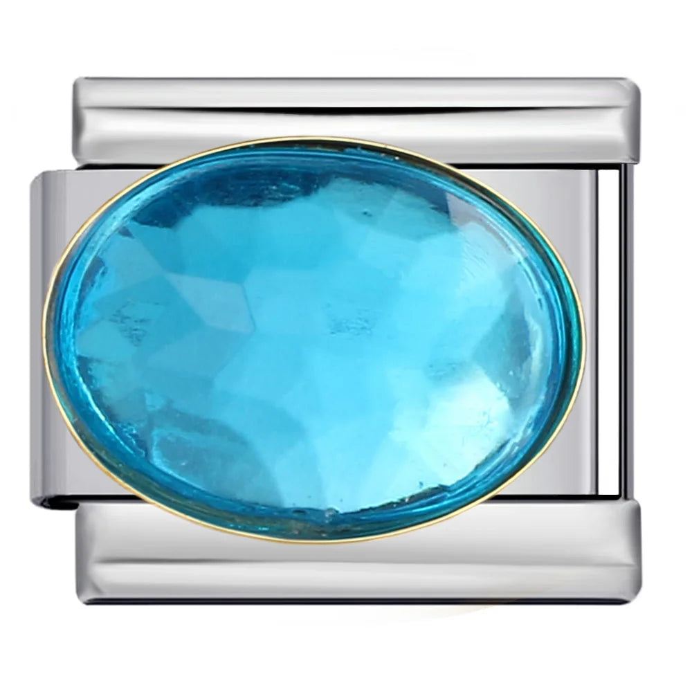 Blue Italian Charm Link 320
