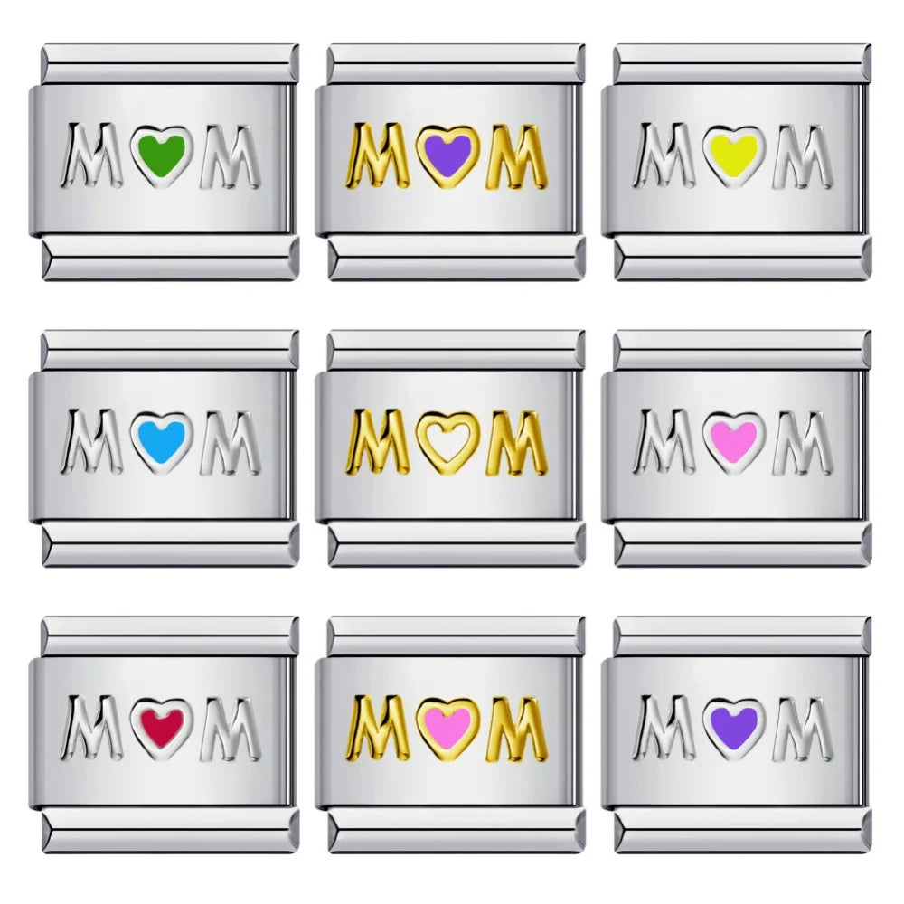 Mom Italian Charm Link 450