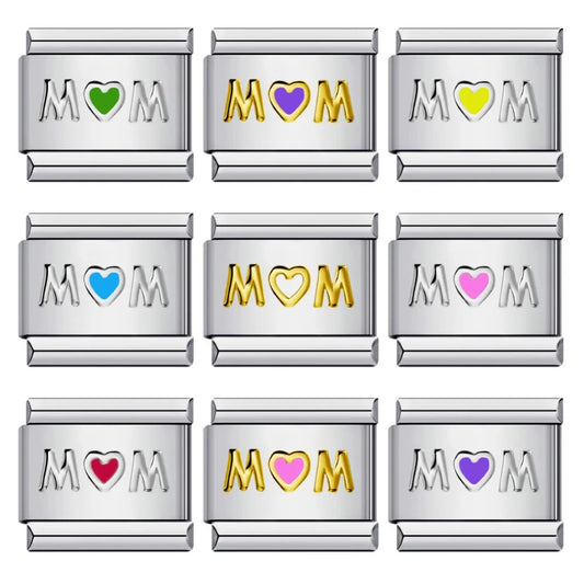 Mom Italian Charm Link 450