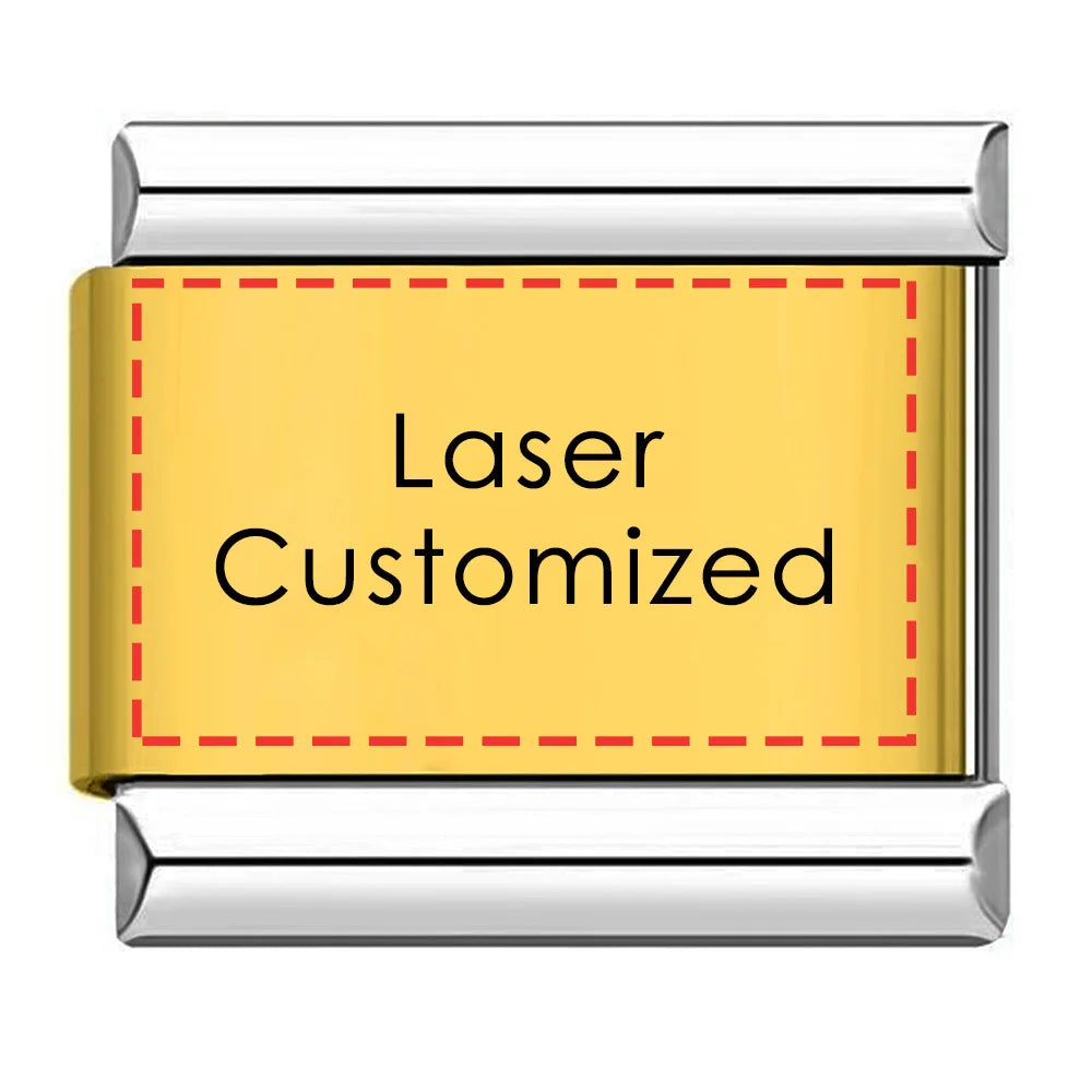 Laser Customization Italian Charm 514
