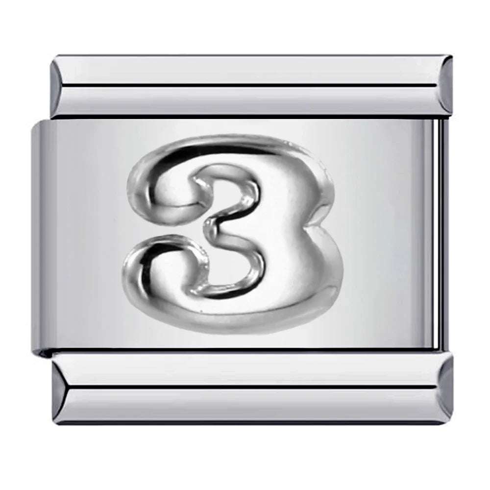 0-9 Number Italian Charm 253