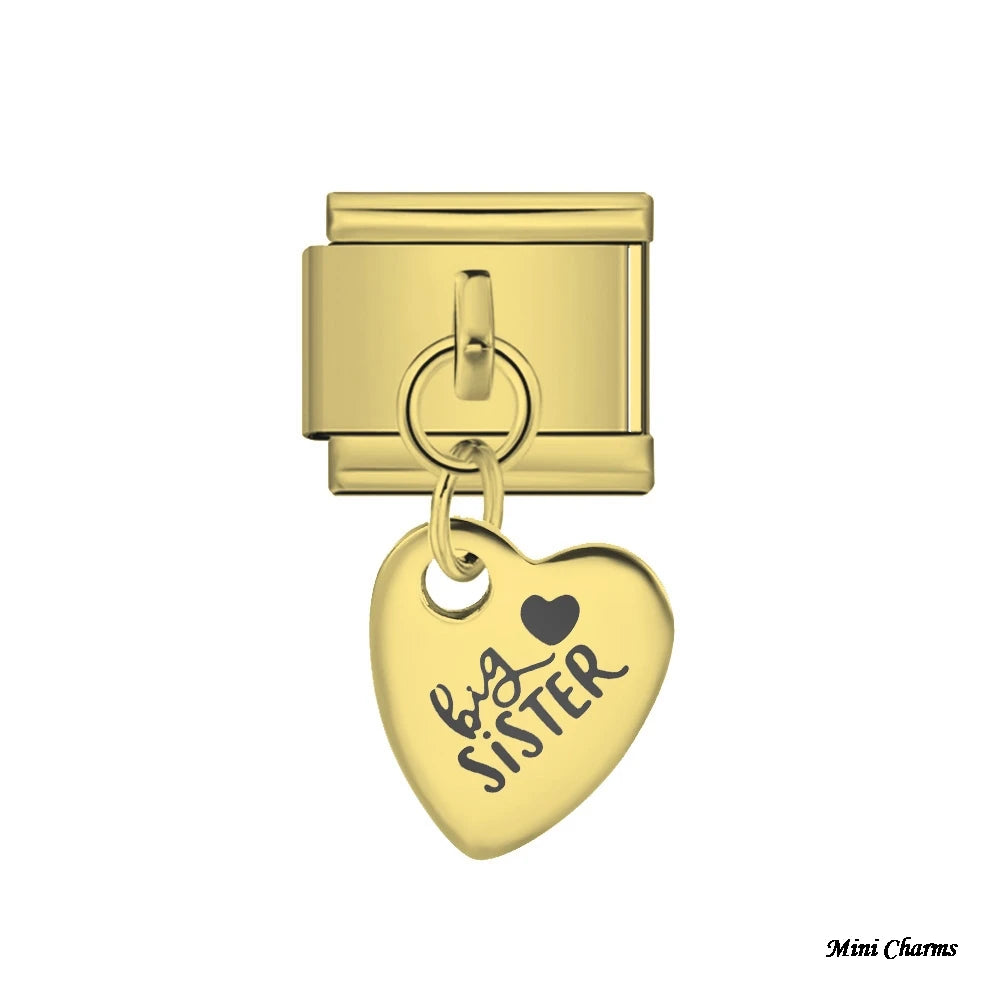 Laser Customized Italian Charm 460