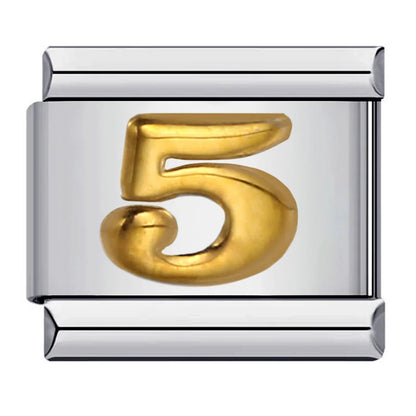 0-9 Number Italian Charm Links 069