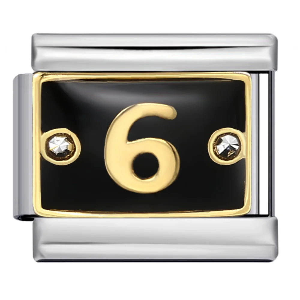 0-9 Number Italian Charm 254