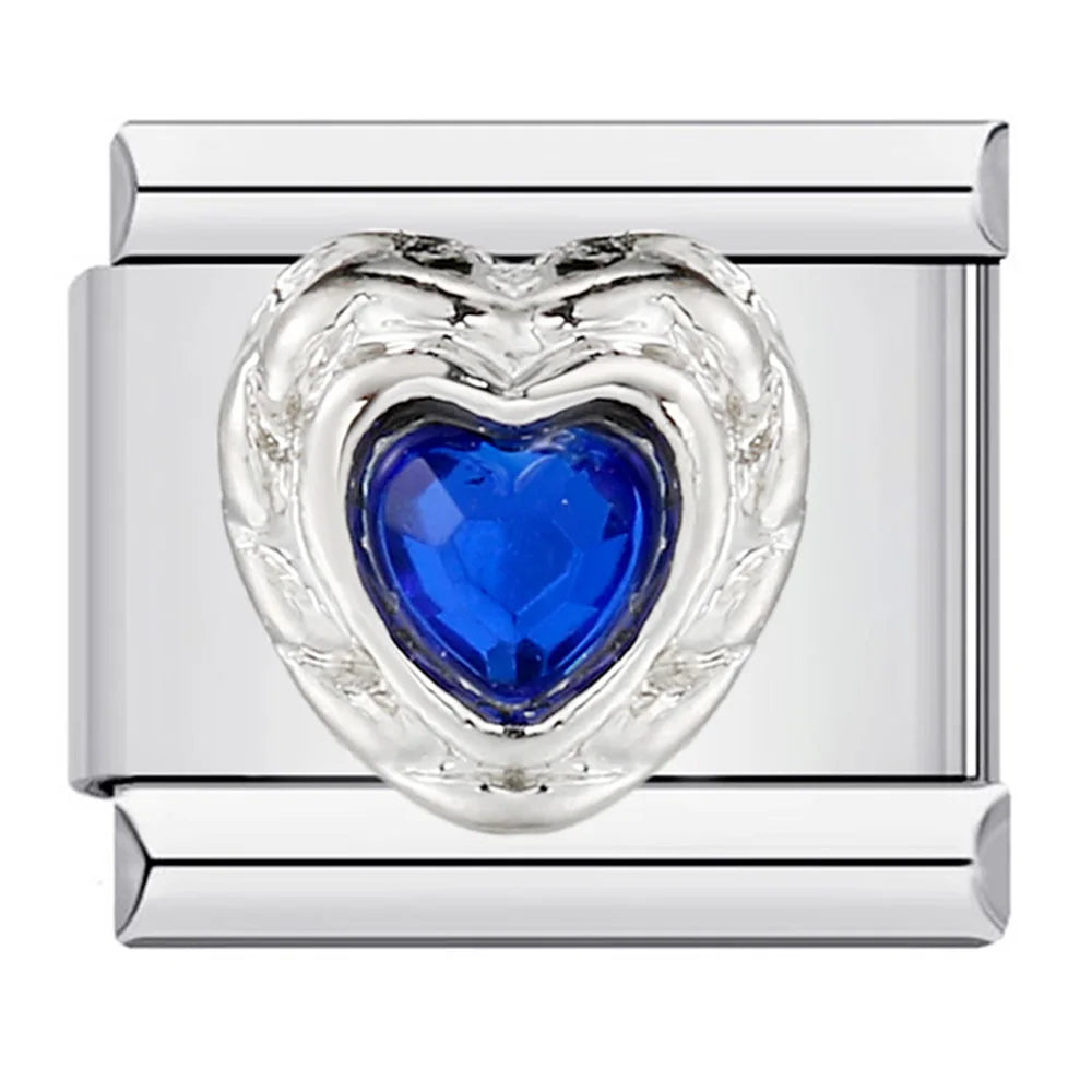 Blue Italian Charm Link 402