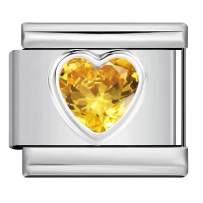 Colorful Zirconia Italian Charm 506