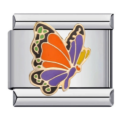 Butterfly Italian Charm Links 099