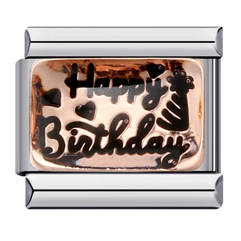 Birthday Italian Charm Links 153