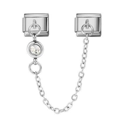 Birthstone Chain Italian Charm 496