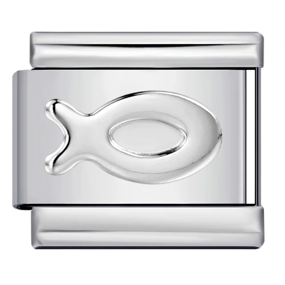 Fish Italian Charm Link 169