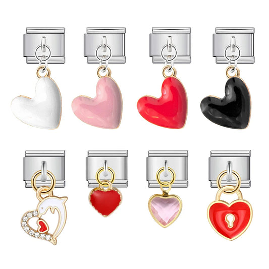 Heart Pendant Italian Charm 577