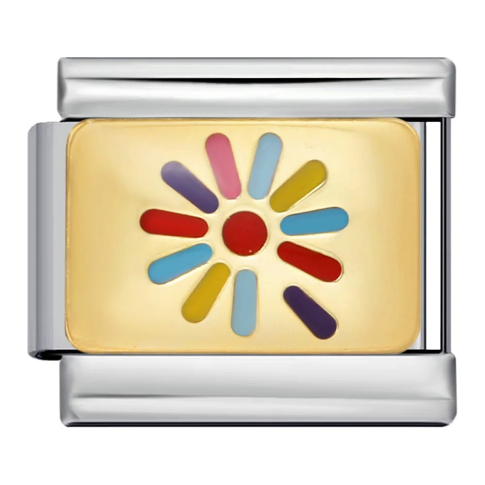 Rainbow Italian Charm Links 151