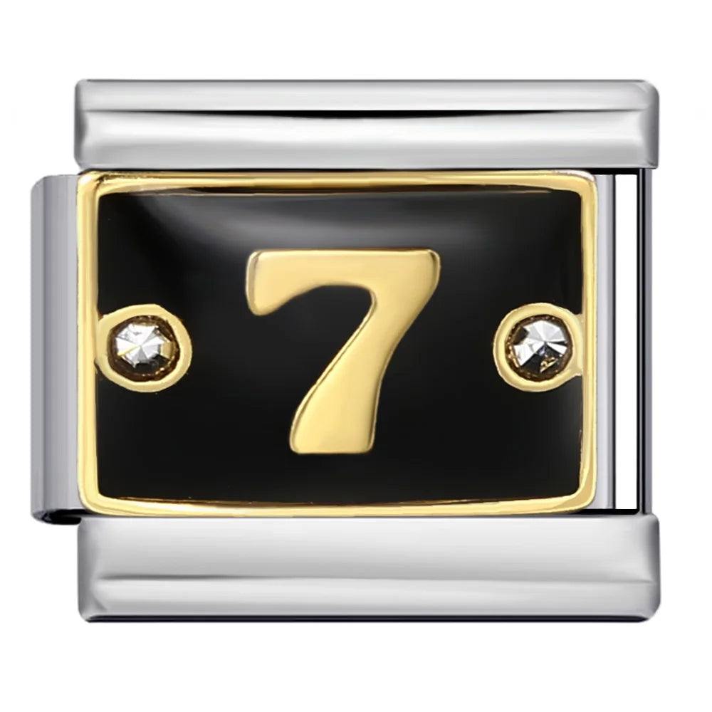 0-9 Number Italian Charm 254