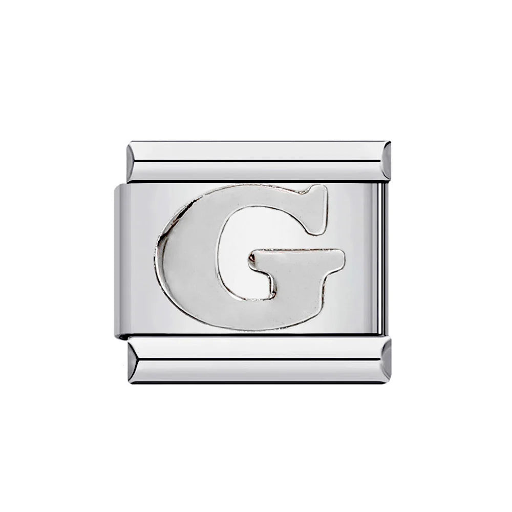 Silver Color 26 English Letter 071