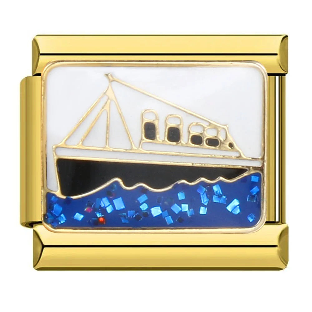 Beach Italian Charm Links 155