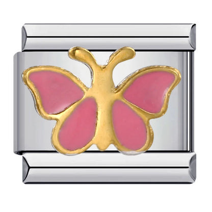 Butterfly Italian Charm Links 099