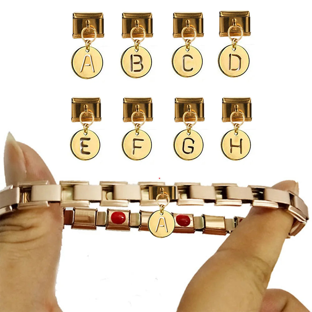Laser Italian Charm Links 050