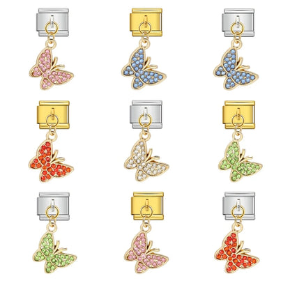 Butterfly Pendant Italian Charm 542