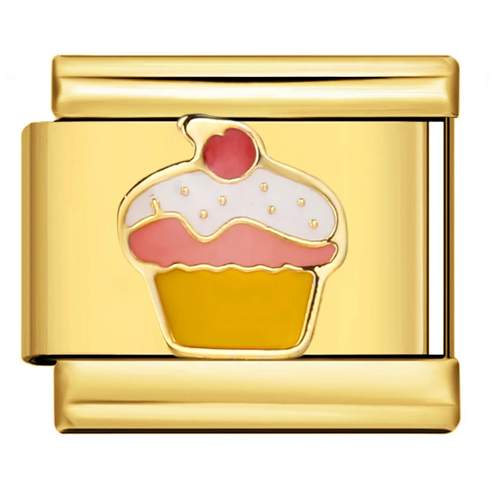 Cake Italian Charm Link 202