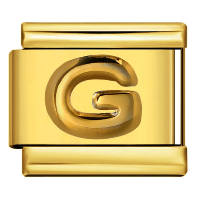 Gold Color 26 English Letters 336
