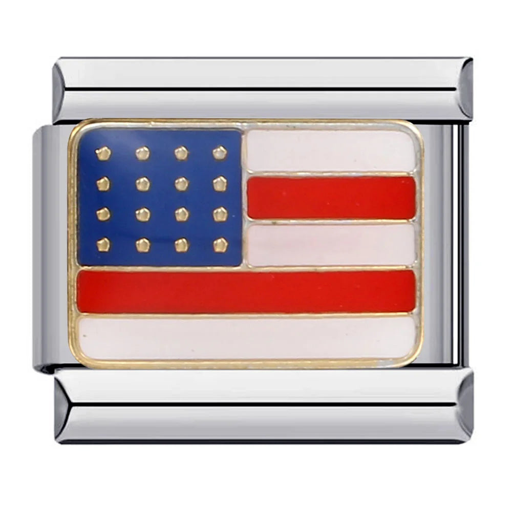 USA Italian Charm Links 136