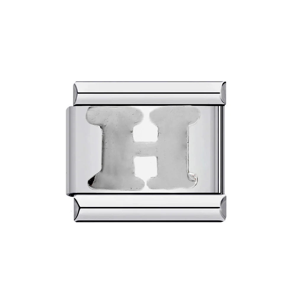 Silver Color 26 English Letter 071