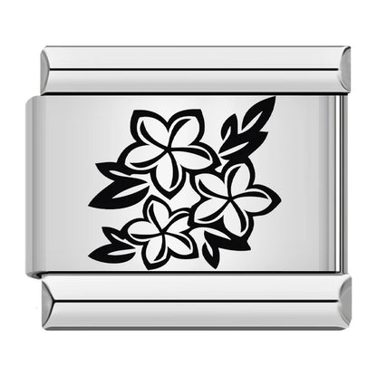 Laser Italian Charm Links 045