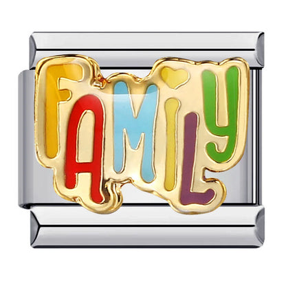 Rainbow Italian Charm Links 151
