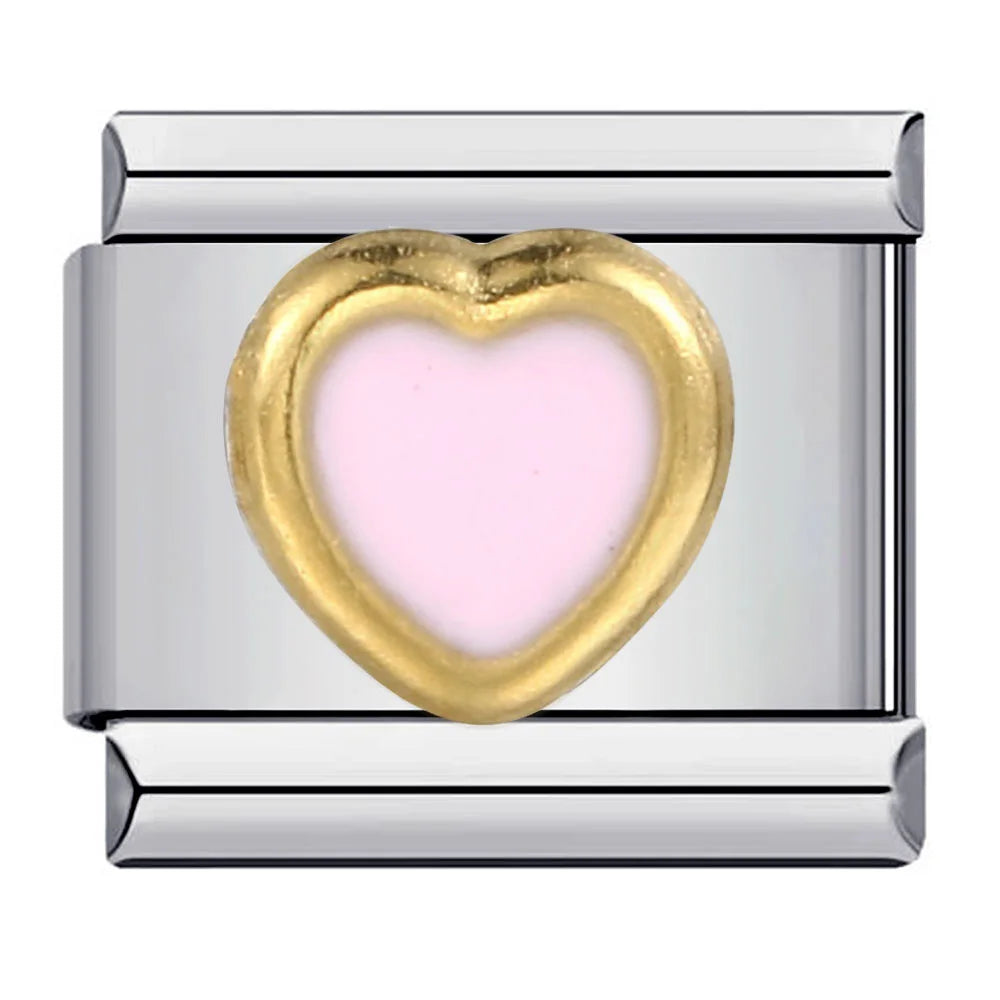 Heart Italian Charm Links 119