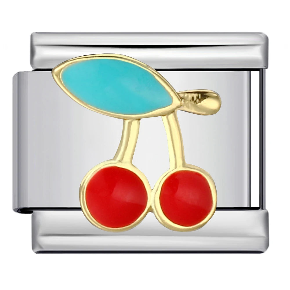 Cherry Italian Charm Link 324