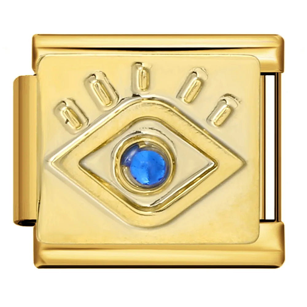 Gold Color Italian Charm Link 381