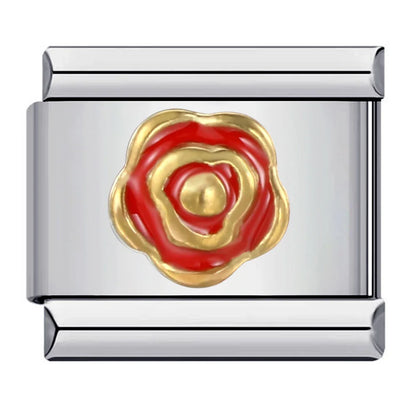 Flower Italian Charm Links 141