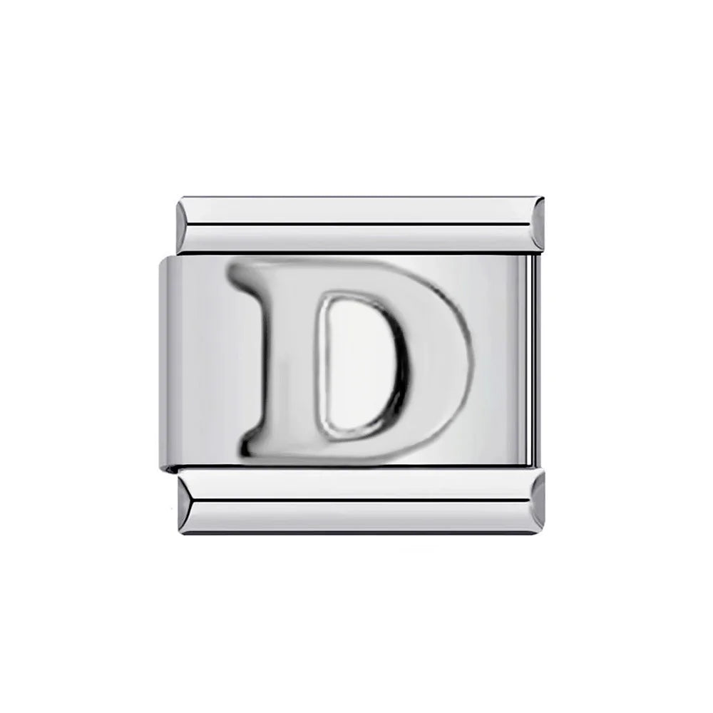 Silver Color 26 English Letter 071