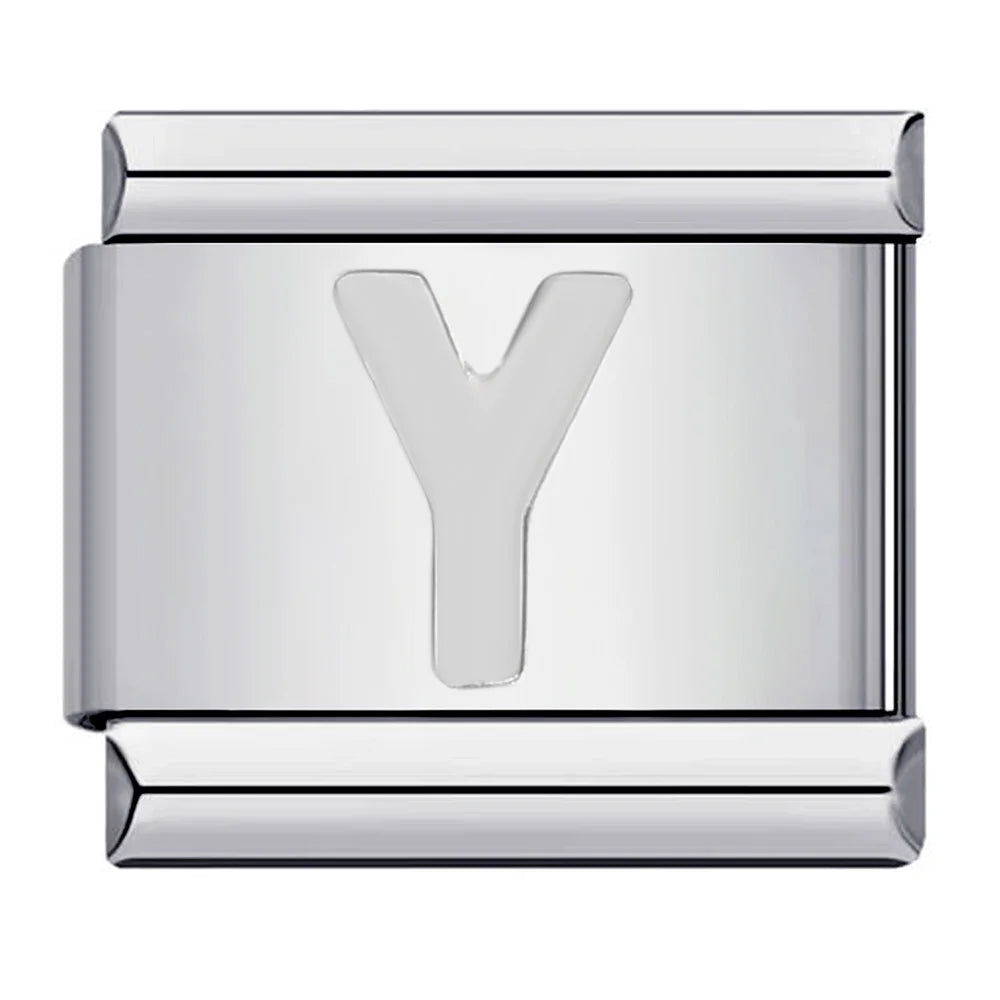 Silver Color 26 English Letters 125