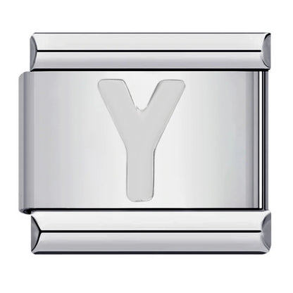 Silver Color 26 English Letters 125