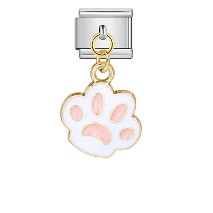 Paw Print Italian Charm 579