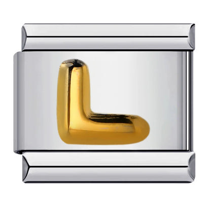 Gold Color 26 English Letters 007