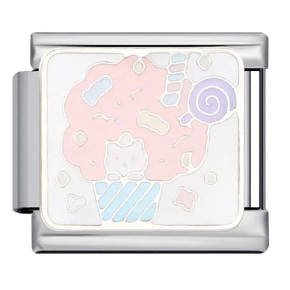 Cat Italian Charm Link 304