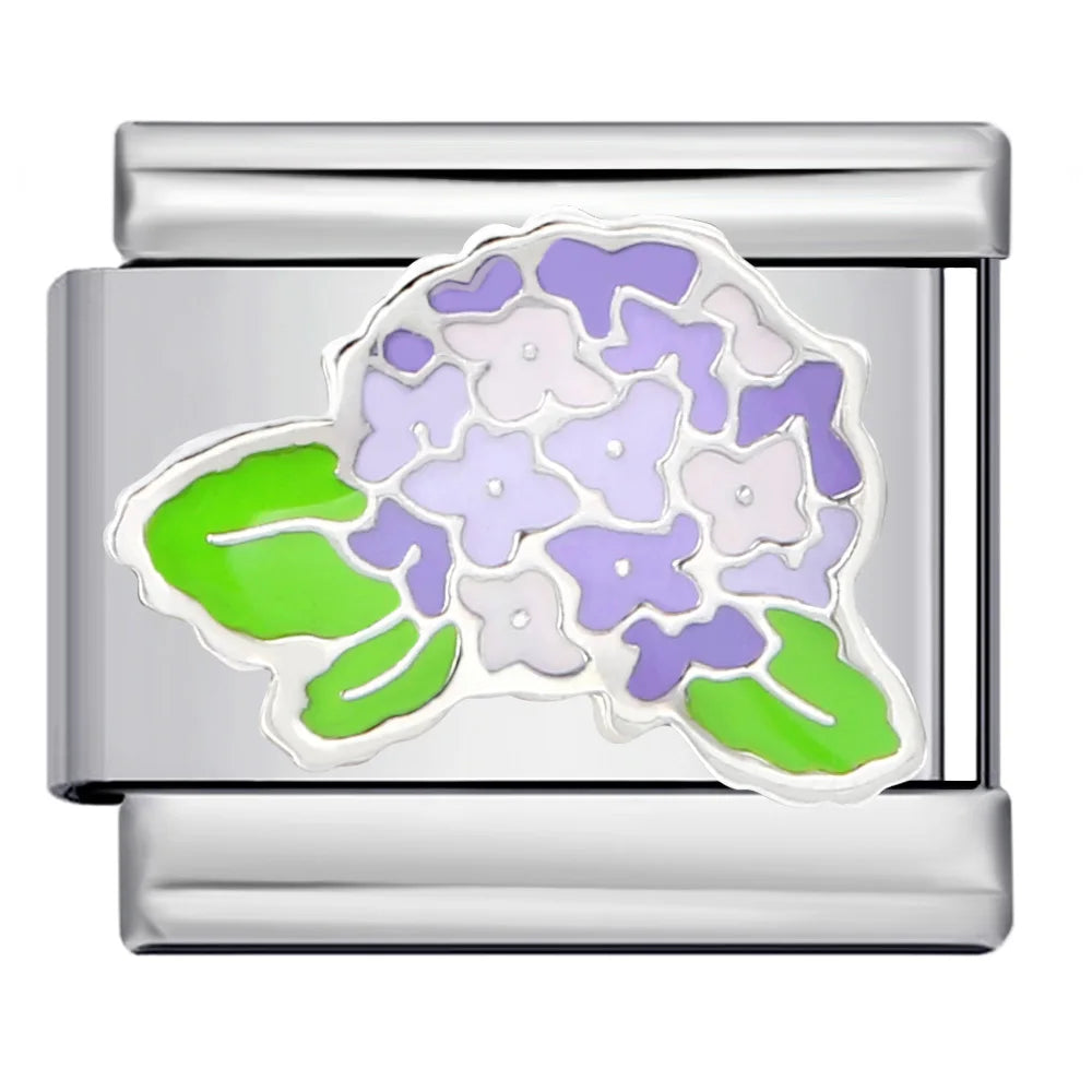 Purple Italian Charm Link 170
