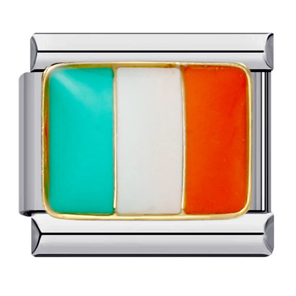 National Flag Italian Charm Links 068