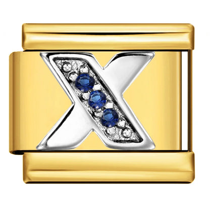 Gold Color 26 English Letters 383