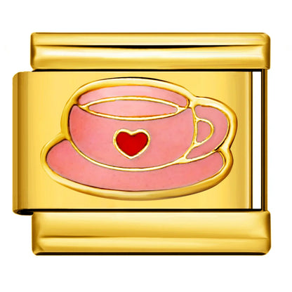 Gold Color Italian Charm 478