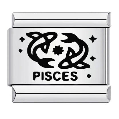 Laser Italian Charms Links 368